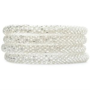 Diamond Sparkle Glass Bead Bracelet